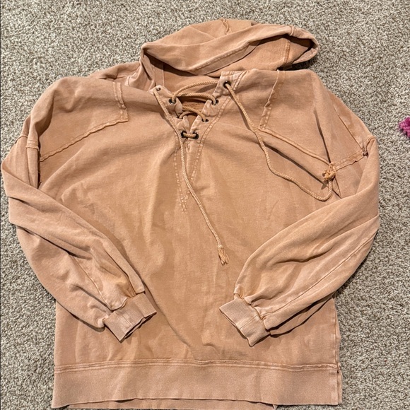 easel Tops - Easel Tan Knit Fabric